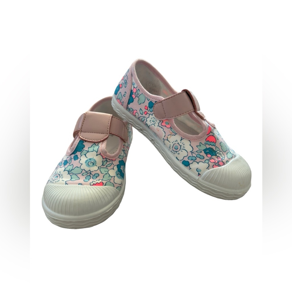 Jacadi Girls Canvas Sandals | Mary Janes | Sneakers | Libery Fabric | Size: 26